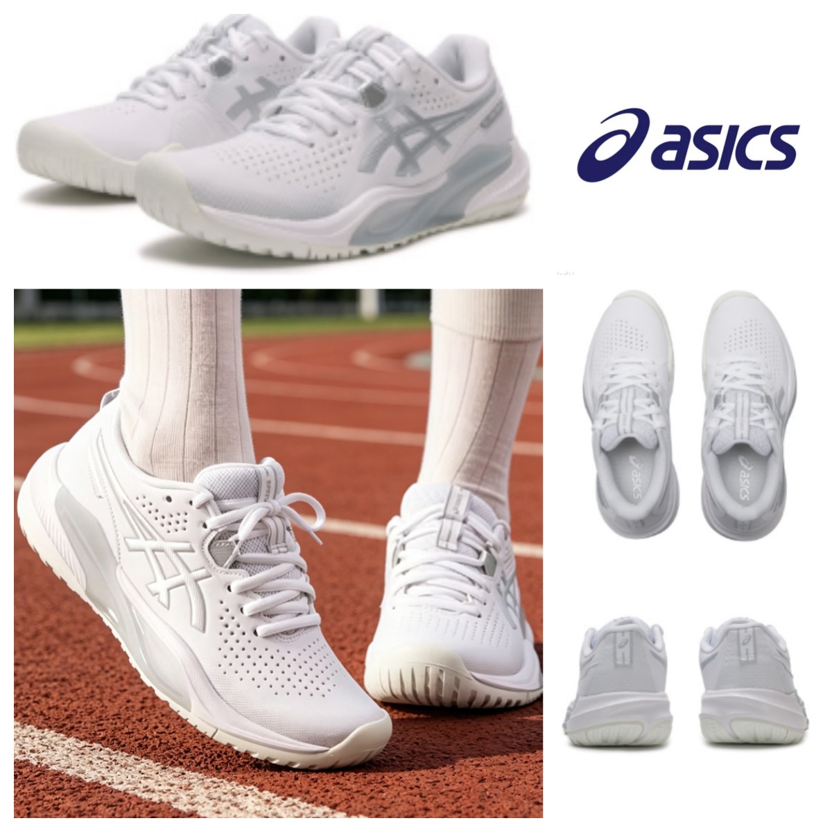 Table Tennis Shoes Asics - Tênis feminino Asics, leve, respirável, antiderrapante,