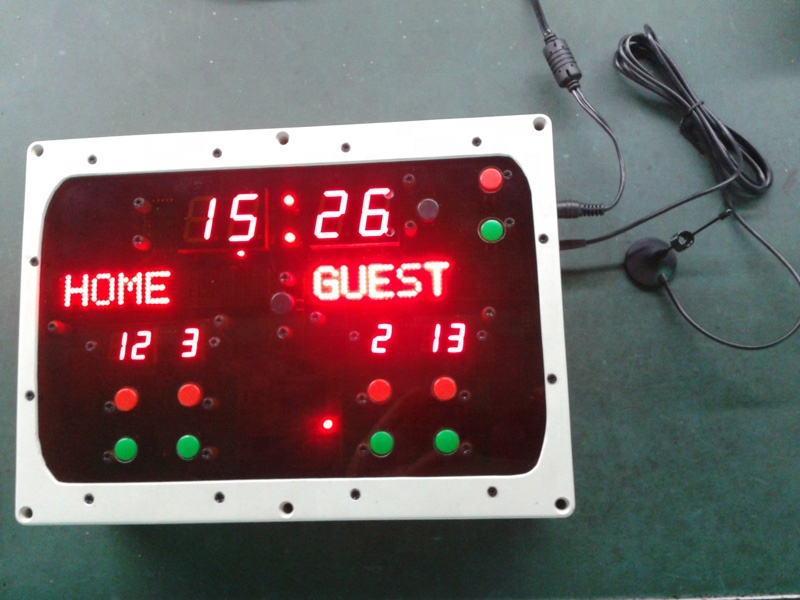 Table Tennis Scoring - Remoto sem fio eletrônico digital futebol