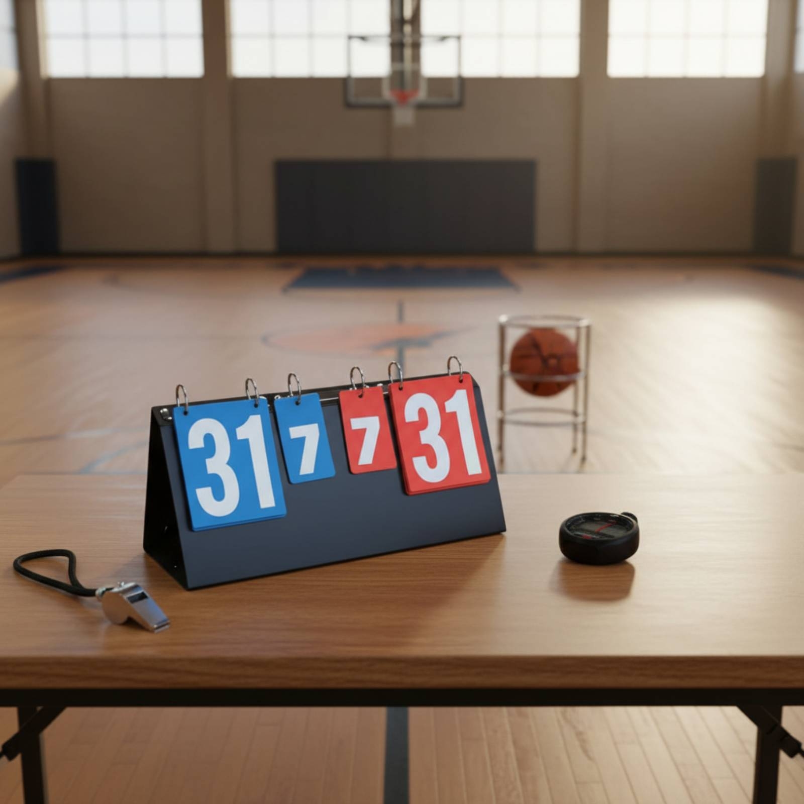 Table Tennis Scoring - Placar Portátil Dobrável Multiesportivo à Prova