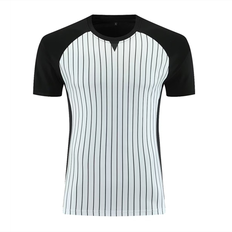 Table Tennis Umpire - Camisa de Basquete Árbitro Stripe em