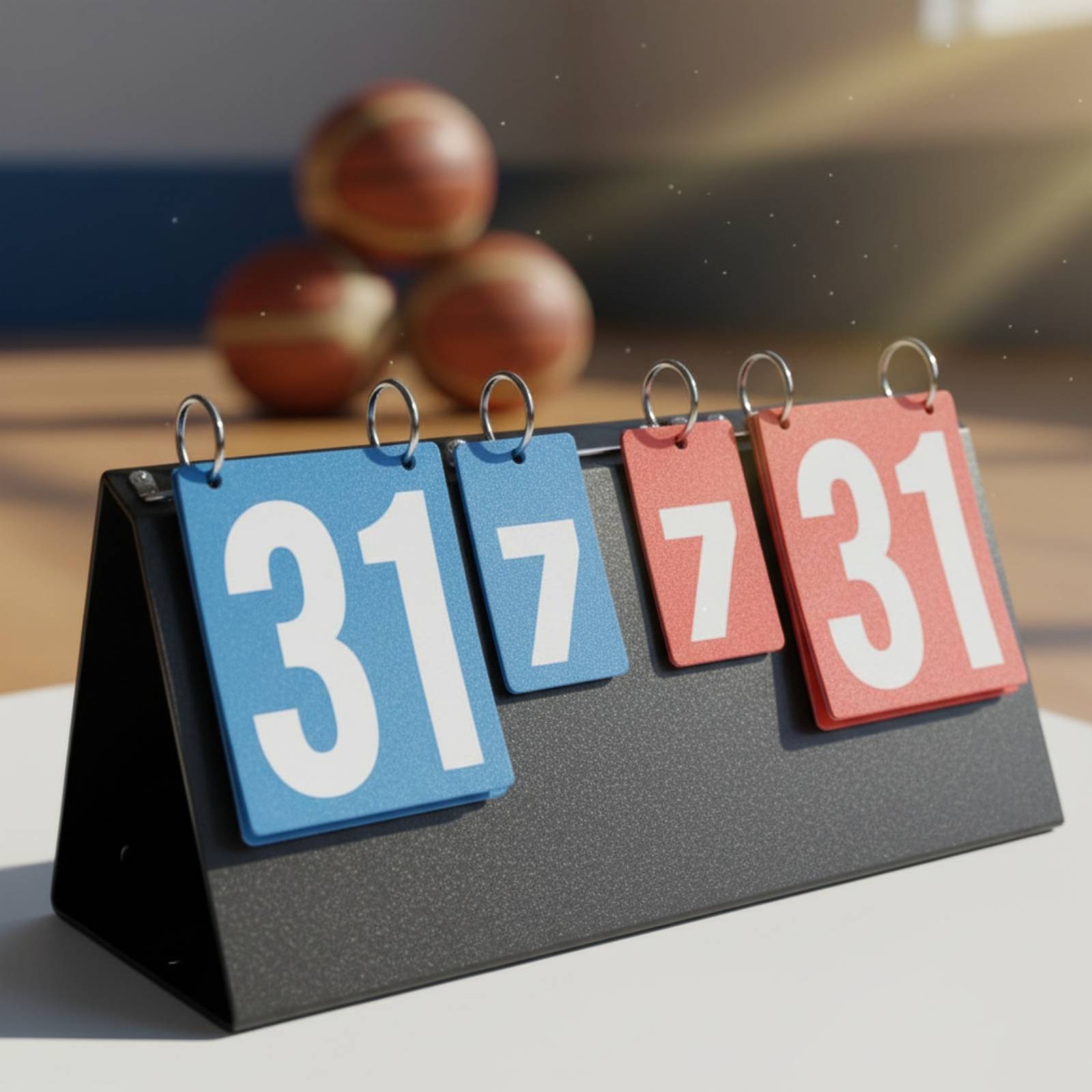 Table Tennis Scoring - Placar Portátil Dobrável Multiesportivo para Tênis