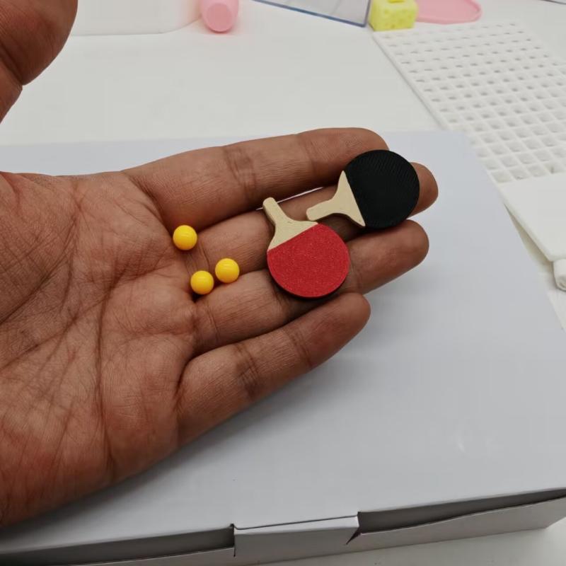 Table Tennis Umpire - Conjunto de Miniatura de Casa de