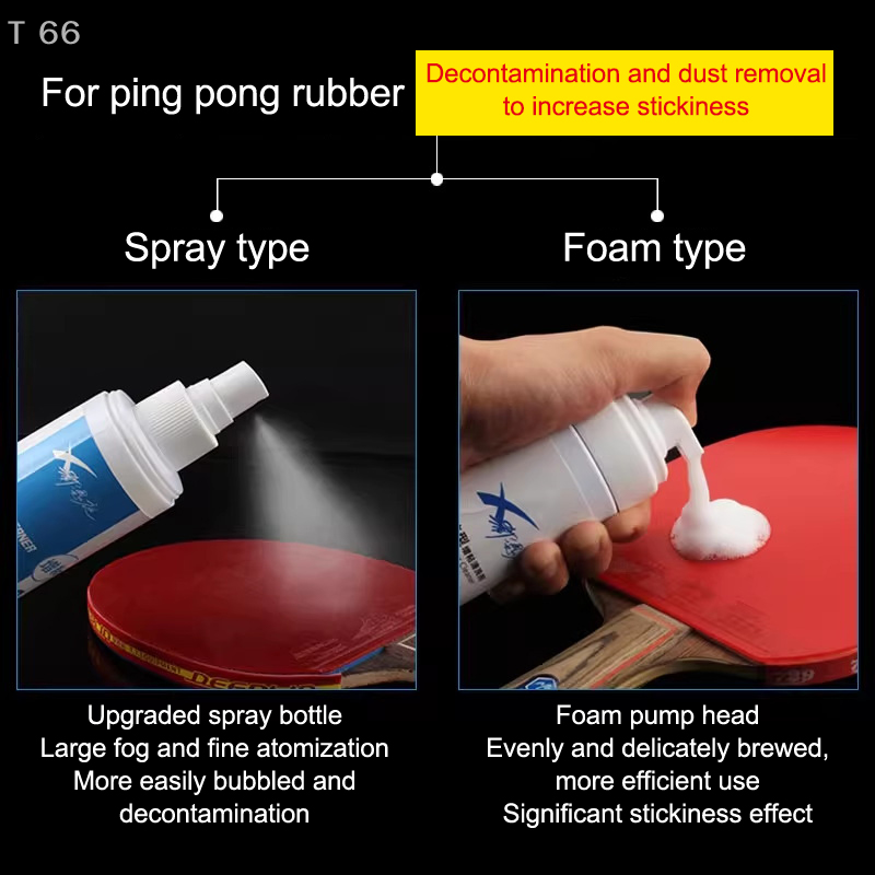 100ml para raquetes de tênis d - Table Tennis Rubber Protective Film avaliação e preço