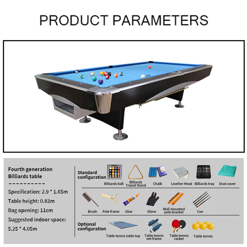 Mesa de Bilhar Moderna de 9 Pé - Table Tennis Games avaliação e preço