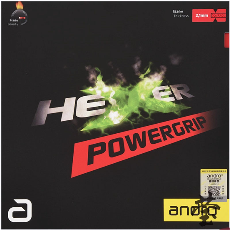 Andro HEXER GRIP borracha de t - Table Tennis For Sale avaliação e preço