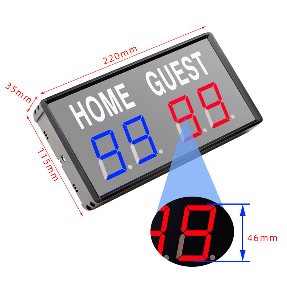 Placar Eletrônico LED de 4 Díg - Table Tennis Scoring avaliação e preço