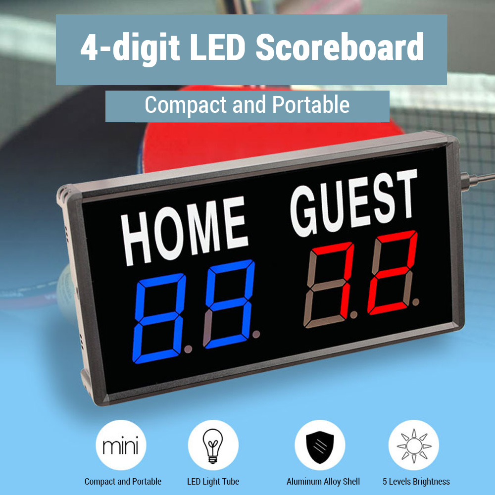 Placar Digital Portátil de 4 D - Table Tennis Scoring avaliação e preço
