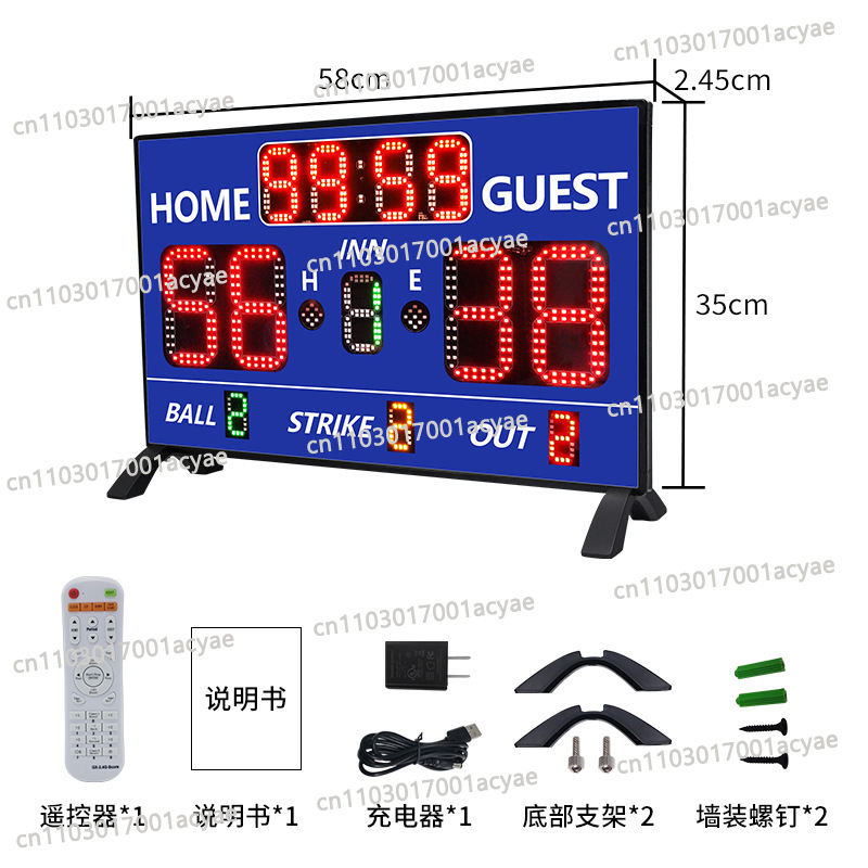 Placar eletrônico para jogos e - Table Tennis Scoring avaliação e preço