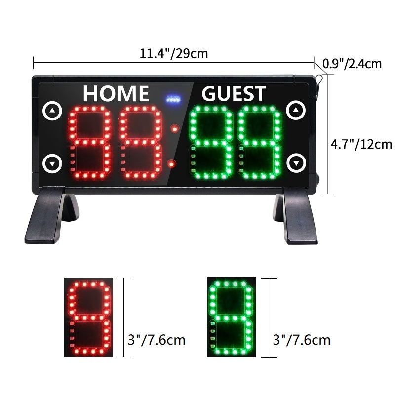 Placar Digital LED Portátil Mu - Table Tennis Scoring avaliação e preço